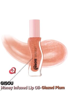 GISOU Honey Infused Lip Oil In Glazed Plum